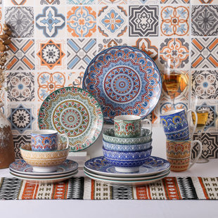 Wayfair | Multi-Colored Dinnerware Sets| Up to 65% Off Until 11/20